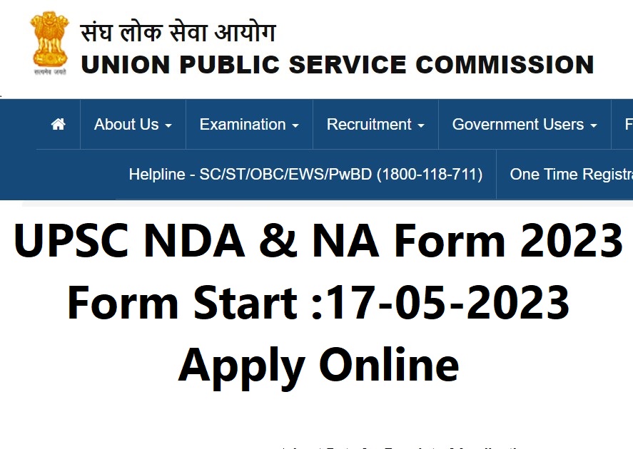 Upsc Nda Na Form Admit Card Out All City Job