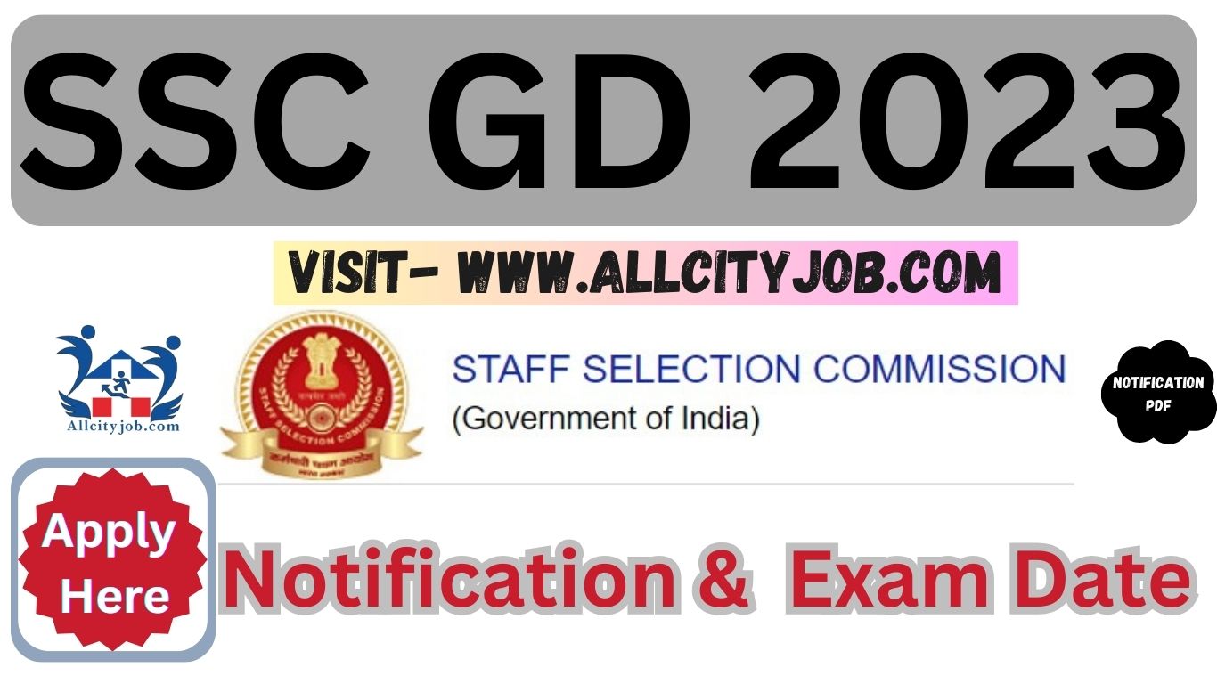 SSC GD Constable Recruitment Form 2023-24