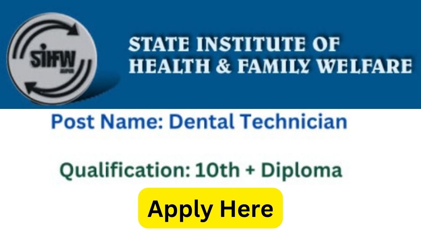 SIHFW Rajasthan Recruitment Form 2023