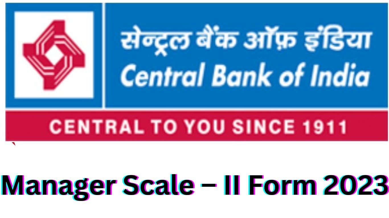 CBI Manager Recruitment Form 2023