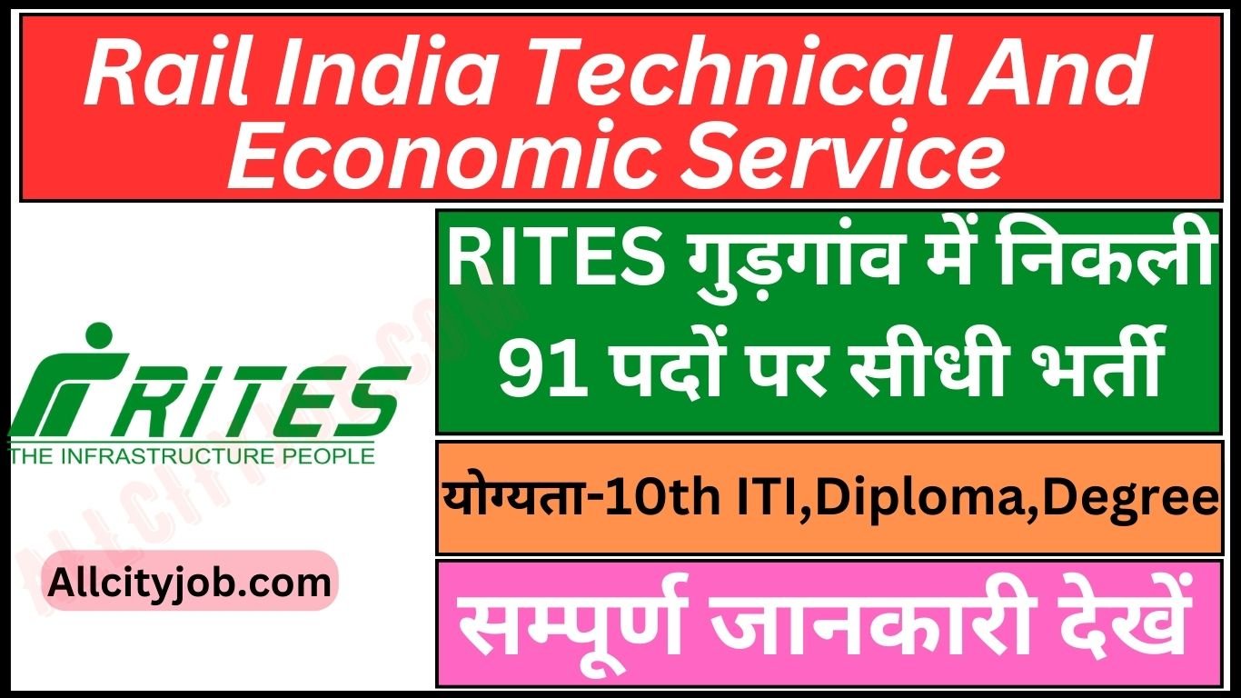RITES Recruitment Form 2023 