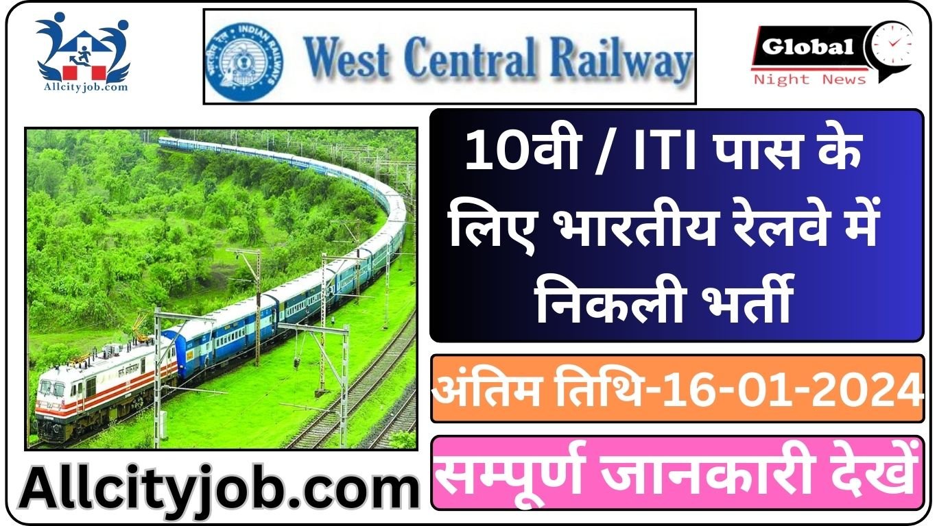 RRC WCR Apprentice Recruitment Form 2023-24