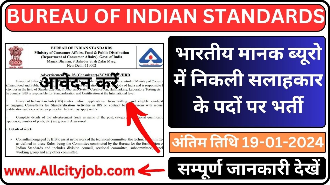 BIS Recruitment Form 2024