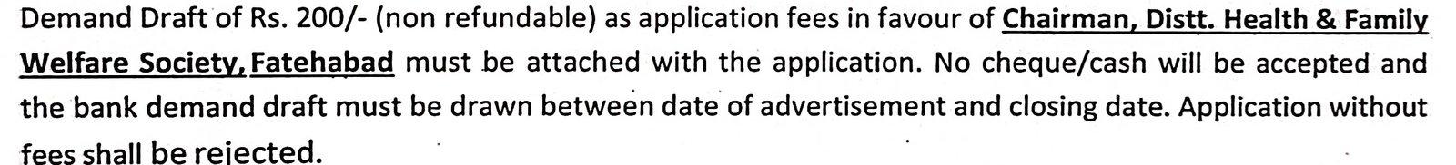 Civil Hospital Fatehabad Recruitment 2024a