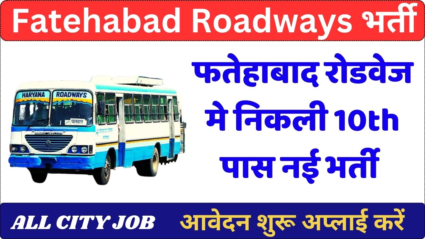 Fatehabad Roadways Job Notification 2024