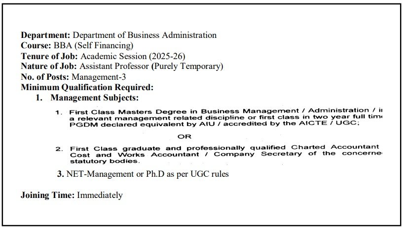 CHES-PGGC46 Chandigarh Recruitment 2025